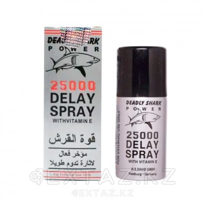Пролонгирующий спрей для мужчин Deadly Shark Power Delay Spray 25000 от sex shop Extaz фото 2