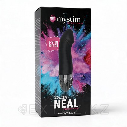 Вибратор Mystim Real Deal Neal с электростимуляцией, черный от sex shop Extaz фото 2