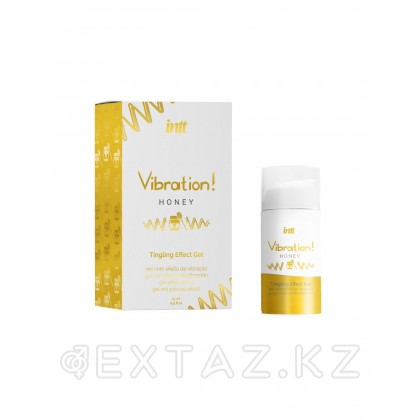 Возбуждающий гель с эффектом вибрации Vibration! HONEY (мёд) 15 мл. от INTT от sex shop Extaz