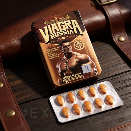 Возбуждающий препарат для мужчин Viagra Russia от sex shop Extaz фото 4