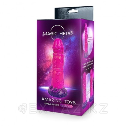 Фаллоимитатор Magic Hero (17,5×4,8 см) розовый от sex shop Extaz фото 3