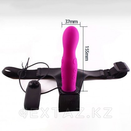 Страпон с силиконовым вибратором от sex shop Extaz фото 2