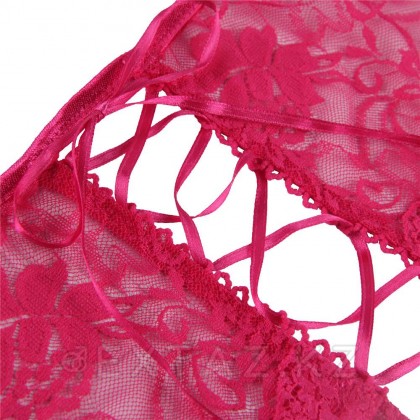 Трусики на завязках с доступом розовые (размер XS-S) от sex shop Extaz фото 9