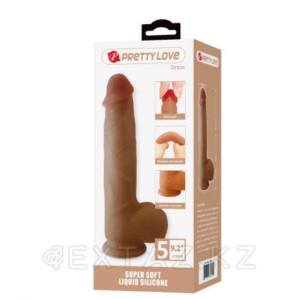 Реалистичный фаллоимитатор на присоске Orton (23,5*4,9 см) от sex shop Extaz фото 9