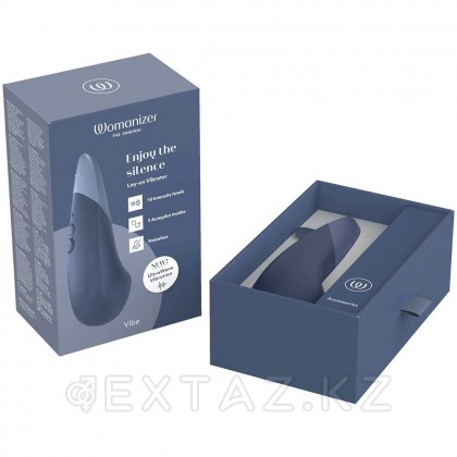 Клиторальный вибратор Womanizer Vibe темно-синий от sex shop Extaz фото 3