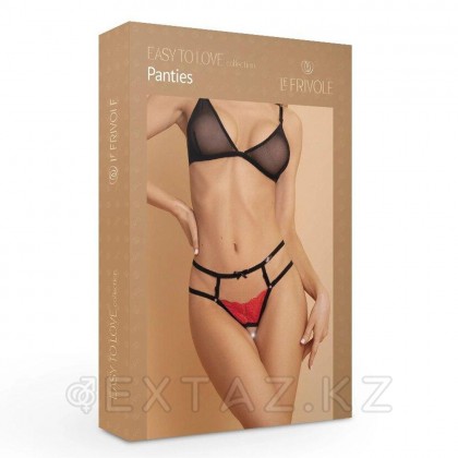 Красные трусики с доступом и лентами (Easy to love) (р) от sex shop Extaz фото 4