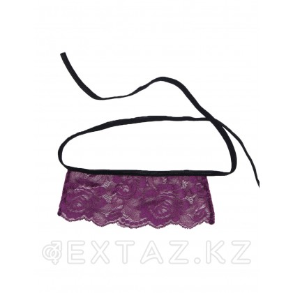 Сексуальное кружевное белье + маска на глаза Purple Lace (XL-2XL) от sex shop Extaz фото 3