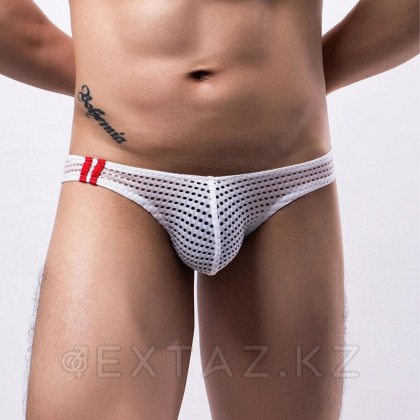 Мужские трусы из дышащей сетки белые (S) от sex shop Extaz