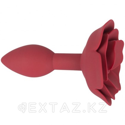 Силиконовый анальный плаг Red rose от sex shop Extaz фото 2