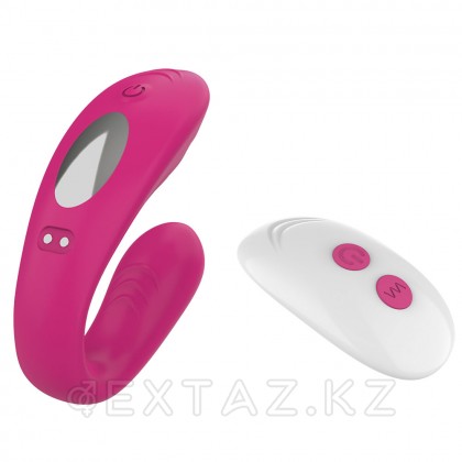 Вибратор с двойной стимуляцией для пар и пультом ДУ от sex shop Extaz фото 7