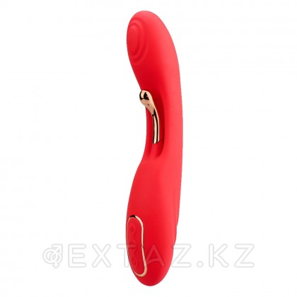 Вибратор сгибаемый с двойной стимуляцией, красный от sex shop Extaz