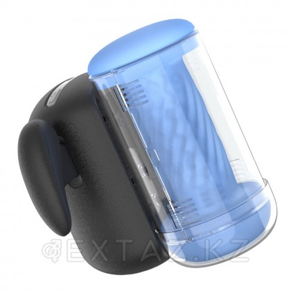 Инновационный робот-мастурбатор Black Knight с функцией пенетрации от Amovibe от sex shop Extaz фото 9