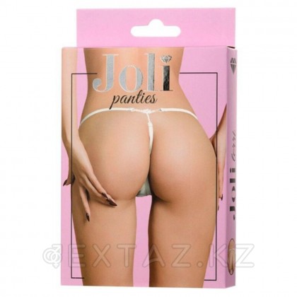 Трусики со стразами Joli Terri, белый, OS от sex shop Extaz фото 8
