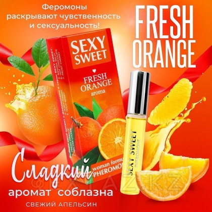 Парфюмированное средство для тела SEXY SWEET FRESH ORANGE с феромонами, 10 мл от sex shop Extaz фото 4