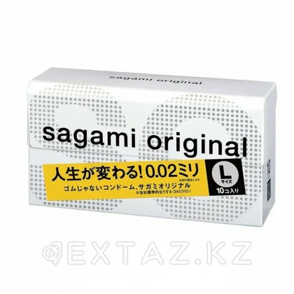 SAGAMI Original 002 полиуретановые 10 шт L-Size от sex shop Extaz фото 2