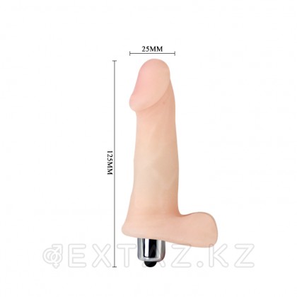 Мини вибратор с мошонкой (12,5 * 2,5 см.) от sex shop Extaz фото 6