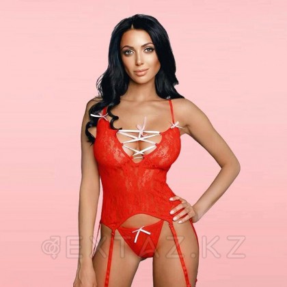 Комплект эротического белья Madrid L/XL красный от sex shop Extaz