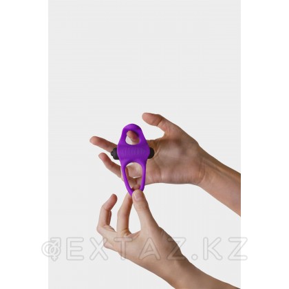 Эрекционное виброкольцо Lingus Max фиолетовое от Adrien lastic от sex shop Extaz фото 2