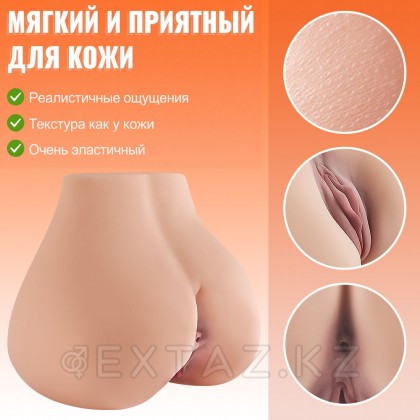 Реалистичный двойной мастурбатор Ashley (вагина+анус) от sex shop Extaz фото 5
