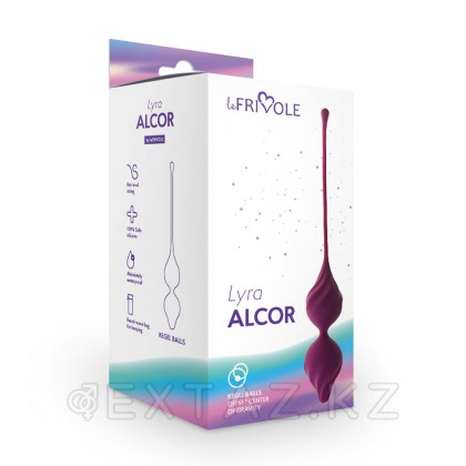 Вагинальные шарики Alcor LYRA Le Frivole, в cливовом цвете, One Size от sex shop Extaz фото 3