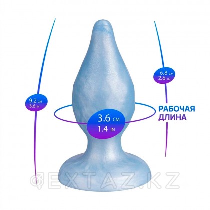 Анальная пробка Fantasy от Silexd, голубая от sex shop Extaz фото 4