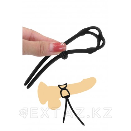 Эрекционное кольцо-лассо с регулировкой от sex shop Extaz фото 4
