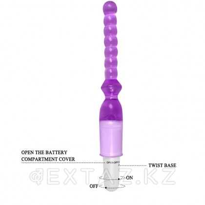 Анальная виброцепочка (25 см. х от 1,5см. до 2,5 см.) от sex shop Extaz фото 6