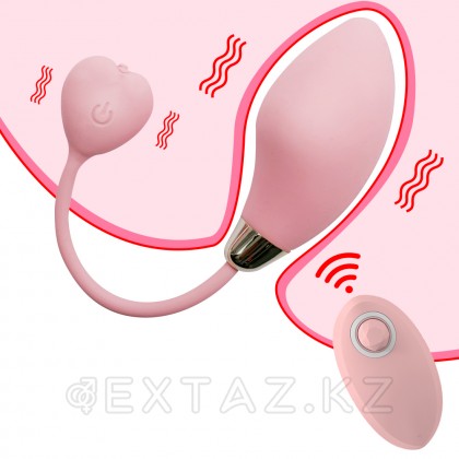 Виброяйцо Little heart pink (управлние пультом ДУ) от sex shop Extaz фото 12