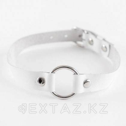 Чокер из натуральной кожи White от sex shop Extaz