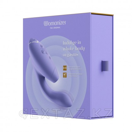 Бесконтактный клиторальный стимулятор Womanizer Duo 2, сиреневый от sex shop Extaz фото 10