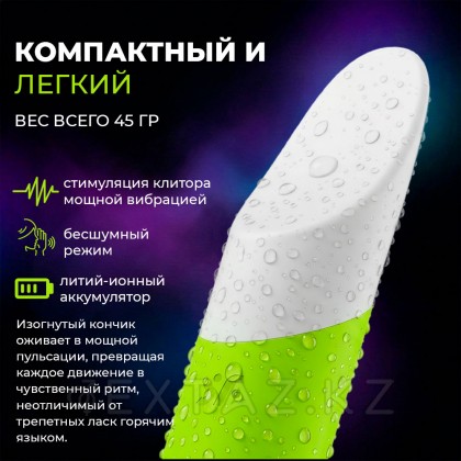 Мини-вибратор Satisfyer Ultra Power Bullet 7, зеленый от sex shop Extaz фото 3