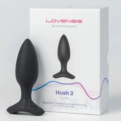 Анальная вибропробка Hush 2 второго поколения с управлением на расстоянии от Lovense (S: 38*100 мм.) от sex shop Extaz фото 5