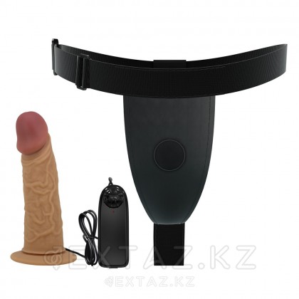 Страпон Draven с вибрацией (17,5*3,7 см) от sex shop Extaz