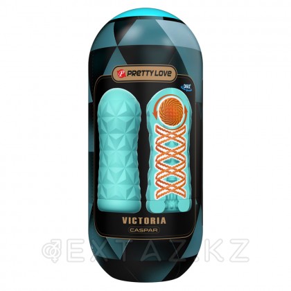 Компактный мастурбатор с внутренним стимулятором Victoria caspar от sex shop Extaz фото 7