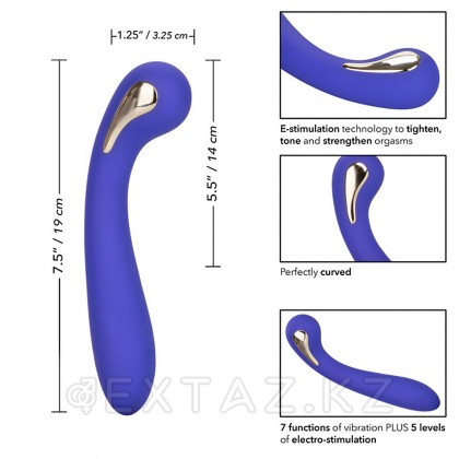 Вибромассажер для точки G с электростимуляцией CalExotics Impulse Intimate Estim Petite G Wand (19 × 3,75 см) от sex shop Extaz фото 7