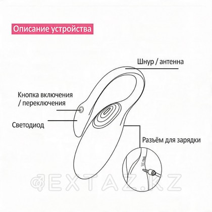 Smart-вибратор Magic Motion Flamingo от sex shop Extaz фото 4