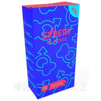Презервативы EXPERT Classic XXL, классические, увеличенного размера, 15 шт от sex shop Extaz фото 2