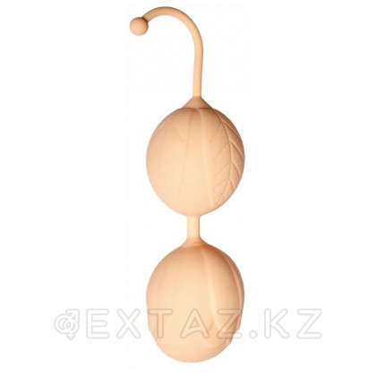 Шарики Кегеля со смещенным центром тяжести Sirius от Le Frivole, слоновая кость, 14* 3.5 см.  от sex shop Extaz фото 4