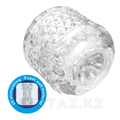 Мастурбатор с текстурированным каналом Cole прозрачный от sex shop Extaz фото 2