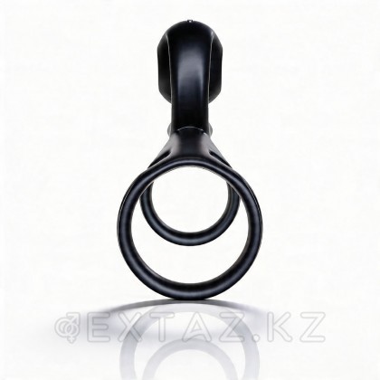 Стимулятор для пар в виде эрекционного кольца SVibe Snail JOVI черный от sex shop Extaz фото 5