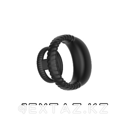 Двойное эрекционное кольцо с вибрацией от sex shop Extaz фото 5