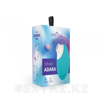 Бесконтактный вакуумный стимулятор клитора Adara, цвет аквамарин (INFINITE) (One Size) от sex shop Extaz фото 5