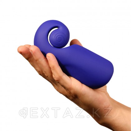 Двойной стимулятор для мужчин SVibe Snail EVO синий от sex shop Extaz фото 3