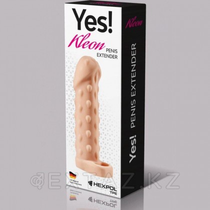 Увеличивающая насадка KLEON с кольцом, 15 см от sex shop Extaz фото 2