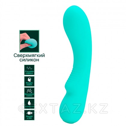 Вибратор Matt Super Soft (19 см) бирюзовый от sex shop Extaz фото 10