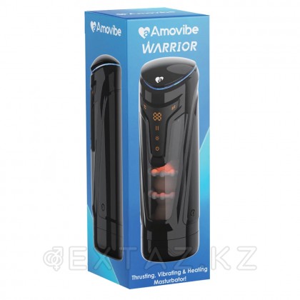 Инновационный мастурбатор Warrior с пенетрацией и массажем бусинами от Amovibe от sex shop Extaz фото 8