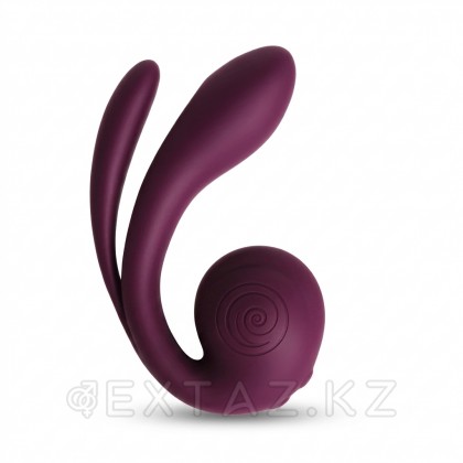 Вибратор с тройной стимуляцией SVibe Snail GIZI Pro виноградный (фиолетовый) от sex shop Extaz