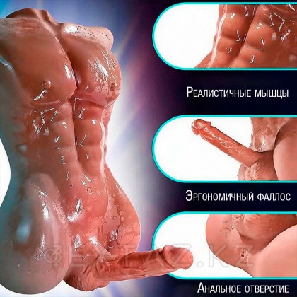 Сексуальный мужской торс с пенисом CompanionX Jeff 9 кг от sex shop Extaz фото 2