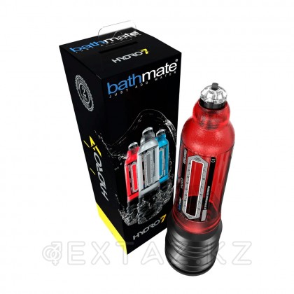 Гидропомпа BATHMATE - Hydro7, красный от sex shop Extaz фото 5