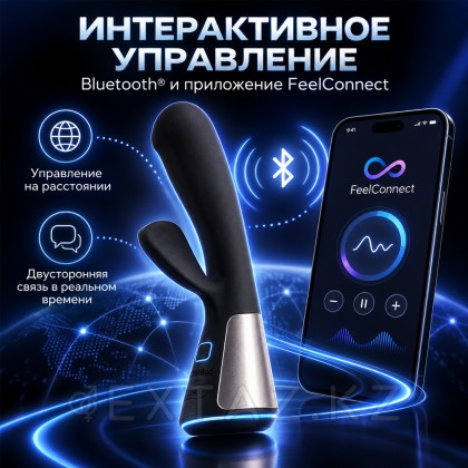 Вибратор с двойной стимуляцией Ohmibod Fuse от KIIROO (черный) от sex shop Extaz фото 14